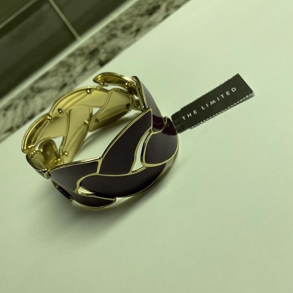 The Limited Nwt Stretchy Stretch Purple Enamel Bangle Bracelet Msrp29 Nice Gift 17$